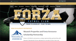 Desktop Screenshot of forzafutbolclub.com